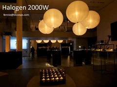 Zwevende Maan Ballon Licht Helium Tentoonstelling Gebruik LED Lamp
