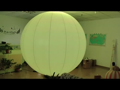 2.2m Ronde 20W RGB LED-verlichtingsballon met ventilatorbasis voor tentoonstellingen