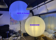 400W RGB Balloons Inflatable LED Light With DMX With Cold / Warm White