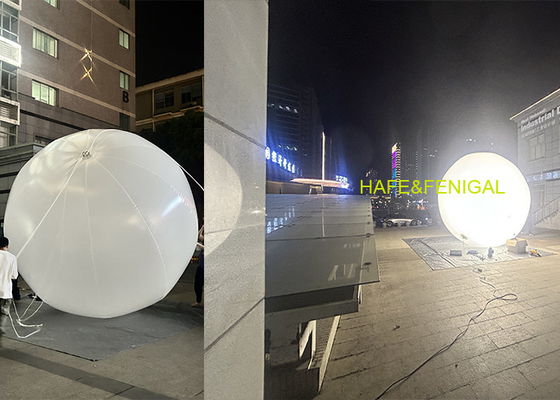 Dia 3.3m Sphere Hybrid 1.8KW With 2 Skirts For Cinematography CCT 2600k+6500k