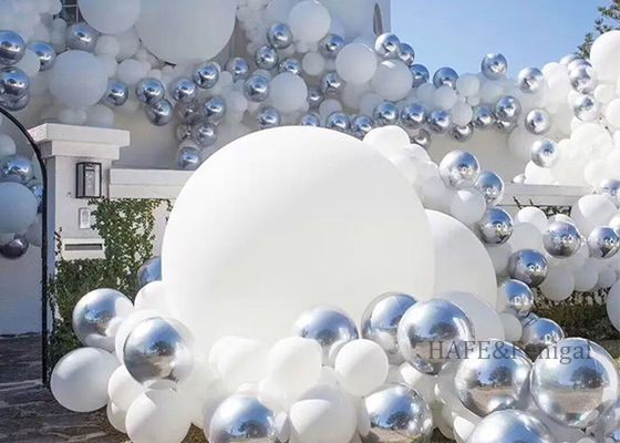 Inflatable Mirror Ball Decorative Disco Balloon 0.6-4m Custom Sizes