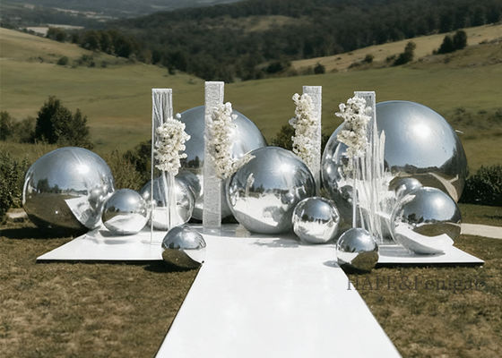 Inflatable Mirror Ball PVC Shiny Space Decoration Customized Size And Color