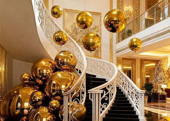 Inflatable PVC Mirror Balloons Are Suitable For Outdoor Festival And Wedding Decorations