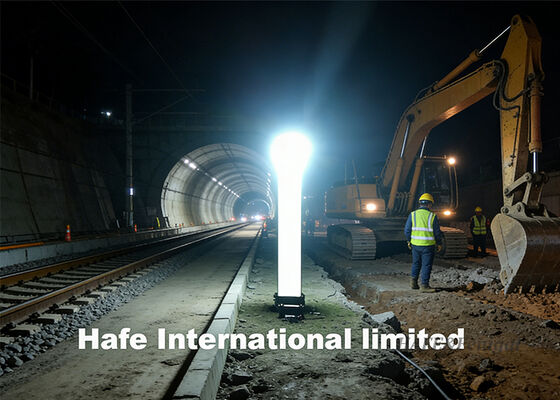 Energy Inflatable Light Tower Providing Bright and Adjustable Lighting for Large Scale Outdoor Projects and Emergency Scenes