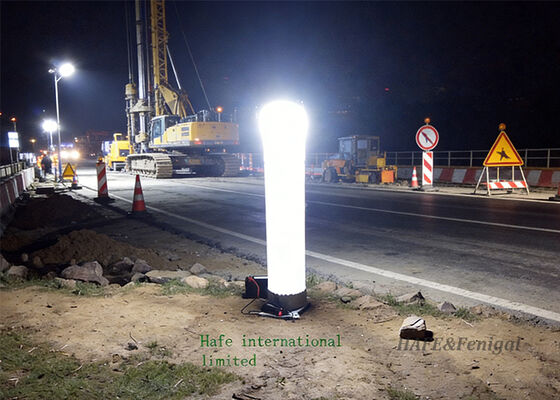 1000W Simple And Rapid   Inflatable Light Tower Pillars For A Large Area Illumination