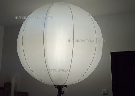 400W Inflatable LED White Sphere Event Lighting Balloon Customized For Sale