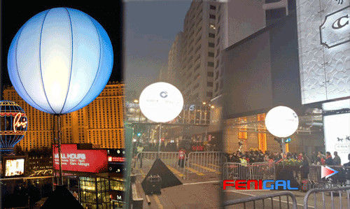 Eed onder de sterren RGBW maan evenement verlichting ballon op uw bruiloft