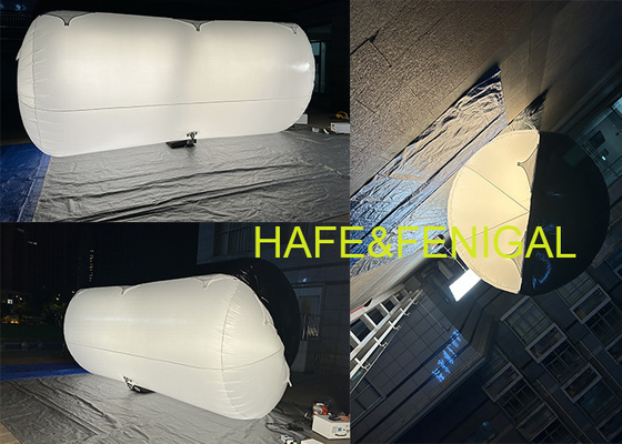 Inflatable Tube Shaped Halogen Helium Filled Lighting Balloon For Film Outdoors