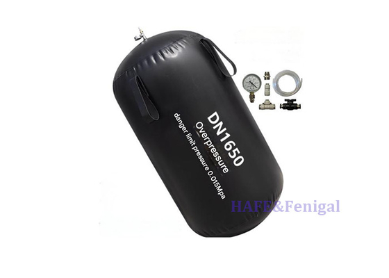 Waterblokkerende airbag gesloten waterpijp afdichting airbag opblaasbare rubber water stop lek