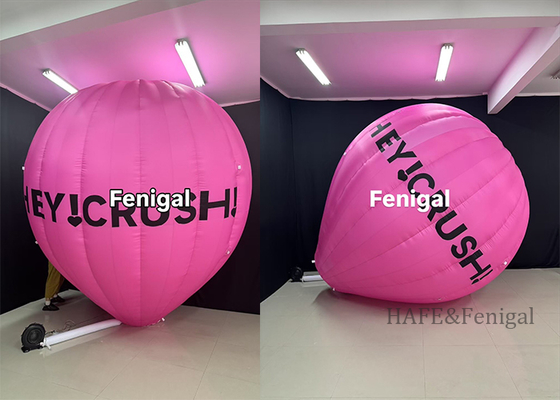 3.5m 12ft Op Maat Gemaakte Hete Luchtballon Vorm Reclame Marketing Ballon Continue Inflatie
