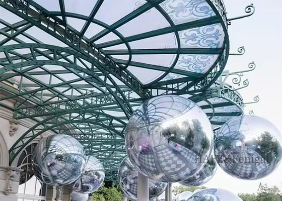 Kerstfeest Festival Bruiloft Evenement Decoratie Opblaasbare Reuzen Spiegel Ballon