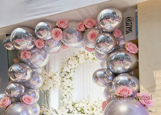 Inflatable Mirror-Finish Decorative Balloons 0.6-4 Meters Colors Customizable
