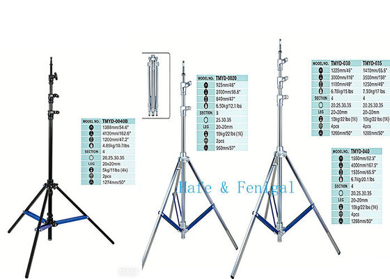 TMYD & TMF & TDMF Serie Draagbare Professionele Ballonlicht Statieven