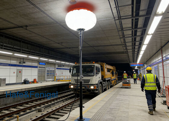 1000W veiligheids- en reddingsballonlicht ️ Hoge intensiteit 120×65 cm systeem voor militaire, grote evenementen en kritieke infrastructuur