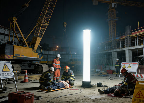 Compacte opblaasbare lichttoren met snelle opblaastechnologie en langdurige LED-lampen voor veelzijdig buitengebruik