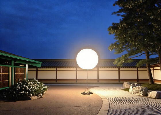 Op maat gemaakte 400W opblaasbare LED witte sferische activiteitslamp ballonlamp