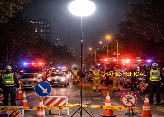 LED 400w Veilige Ballonlampen Gemonteerd Op Een Verstelbare Statief Voor Snelle Respons