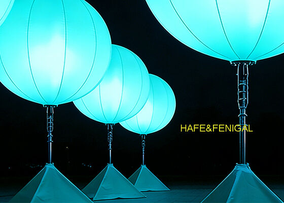 Draagbare 400W LED Verlichtingsballon met DMX-besturing en Custom Logo voor Buiten-evenementen