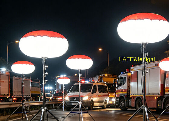 400W en 600W Draagbare Ballonlampen met Statief voor Nood- en Bouwplaatsverlichting