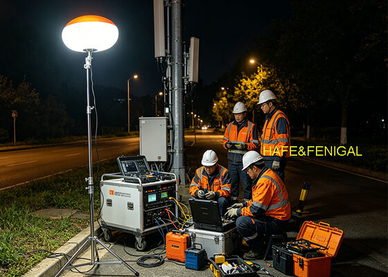 SUN LED80SP Draagbaar LED-ballonlicht met 80W LED-glansvrije verlichting en AC/DC-stroomcompatibiliteit voor mobiel werk