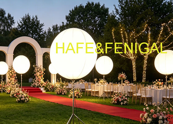 Pearl EN Ballon Light: 200W LED opblaasbaar licht met aanpasbare envelop en draagbare DC-optie voor evenementen