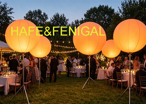 Muse EN Entry Ballon Light met aanpasbaar logo RGB+W LED-technologie en 200W LED voor Premium Event verlichting
