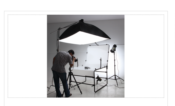 T-M18-2000B 1m x 2m desktopopnametafel met naadloos gebogen achtergrond voor efficiënte e-commerceworkflow