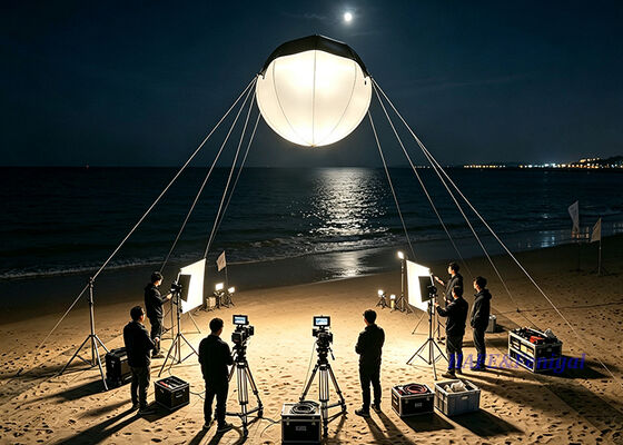 3600W LED Helium Ballonlamp met CRI 96–99 en Elliptische Structuur voor Film- en Studioproductie