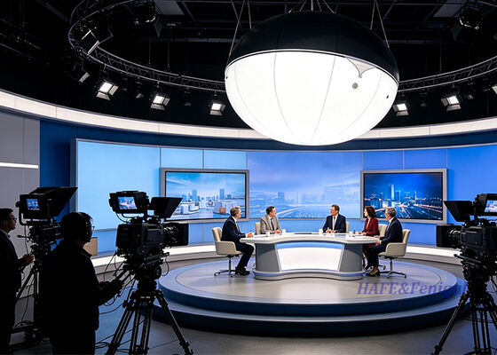 4800W elliptisch LED-heliumballonlicht met een hoge CRI van meer dan 95 voor film en televisie