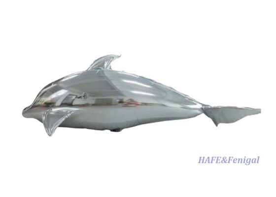 Persoonlijke afstandsbediende vliegende dolfijn heliumluchtschip met gyrostabiliseerde vluchtcontrole en lichtgewicht PP + PA aluminiumfilm