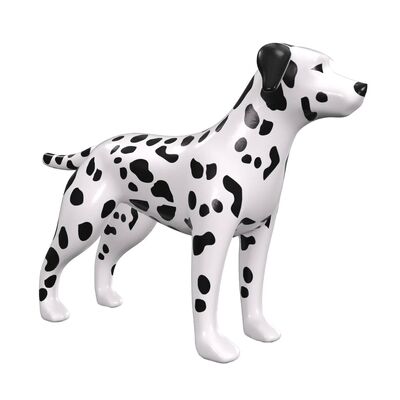 Op maat gemaakte PVC luchtgevulde opblaasbare hondenreplica en opblaasbaar hondenmodel voor dierenwinkels