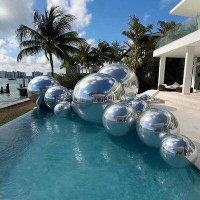 Weerbestendige 2-laags PVC opblaasbare spiegelballon met UV5+ zonnescherm voor buiteninstallaties