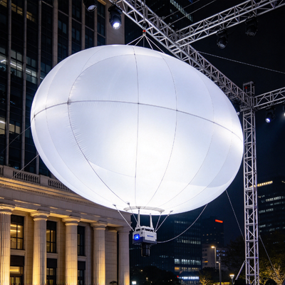 4.8kW Dimbare Elliptische Filmverlichting Ballon LED Ballonlicht voor Architecturale Verlichting